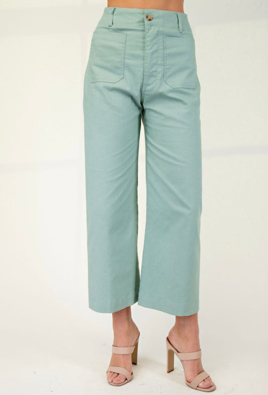 Ankle Cropped Summer Pants